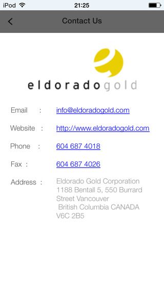 【免費財經App】Eldorado Gold Investor Relations-APP點子