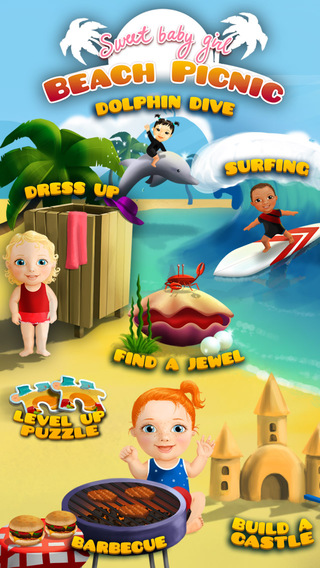 【免費遊戲App】Sweet Baby Girl Beach Picnic - Kids Game-APP點子