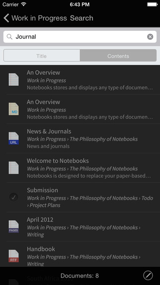 【免費生產應用App】Notebooks 8 for iPhone-APP點子