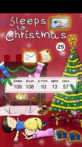 【免費娛樂App】Sleeps to Christmas-APP點子