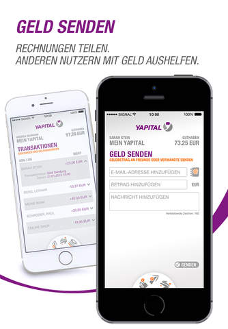 Yapital – pay and send money with your mobile phone screenshot 4