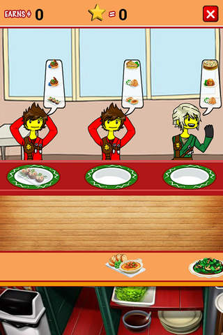 Diner Food Game - Ninjago Version screenshot 2