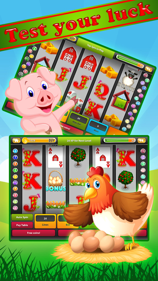 Farm-ing Animals Mega Slot-s - Old MacDonald Pet Gambling Casino Machine