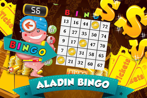 Aladin Bingo : Genie of Persian Empire Game screenshot 2