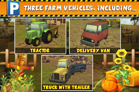 Farm Truck Car Parking Simulator - Real Tractor Driving Test Sim Racing Games screenshot 2