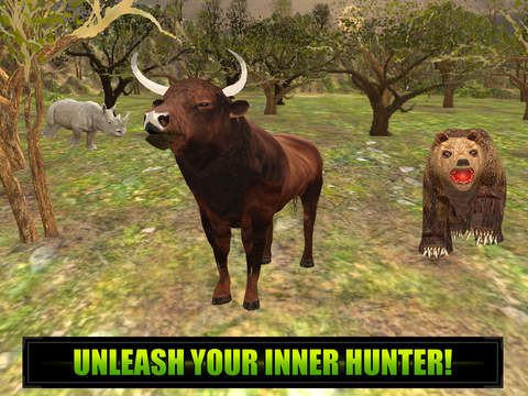 【免費遊戲App】Jungle Safari Animal Hunter 3D : Targer & Kill Wild Lion, Giant Elephant, Dangerous Bear & Predator Wolf in this Ultimate Sniper Shooting Game-APP點子