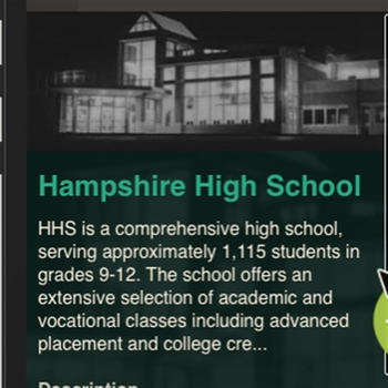 Hampshire High School SADD LOGO-APP點子