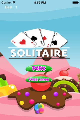 `` A Sweet Classic Candy Solitaire  - Patience and Skill Card Game screenshot 4