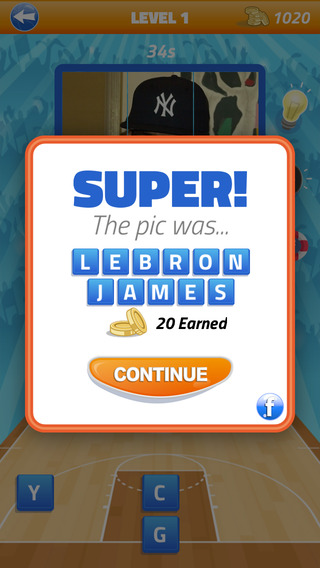 【免費遊戲App】Guess the Famous Basketball Player! - An Awesome, Free Puzzle Word Game-APP點子