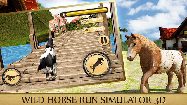 【免費遊戲App】Wild Horse Run Simulator 3D - Real Jockey Riding & Jumping Simulation App in Mountains-APP點子