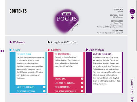 FEI Focus Magazine April screenshot 2
