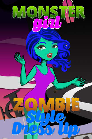 Monster Girl Zombie Style Dress Up screenshot 2