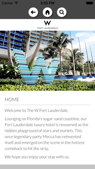 Connecting Luxury - W Hotels - Fort Lauderdale