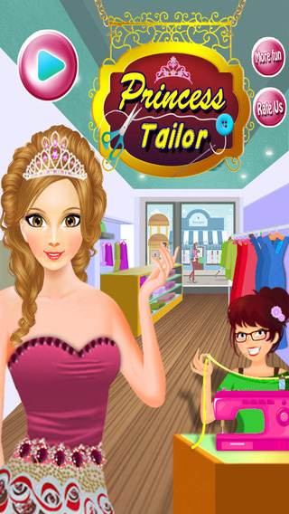 Princess Fashion Dress Design - Tailor Game