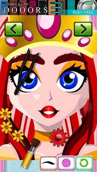 【免費遊戲App】Ace Princess Eyebrow Plucking Salon - Beauty Spa Games for Girls Free-APP點子