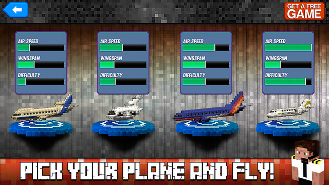 【免費遊戲App】Aircraft Survival -  Free Block Planes Mine Mini Game-APP點子