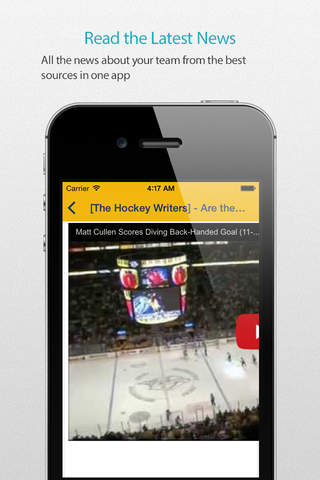 Nashville Hockey Alarm Pro screenshot 3