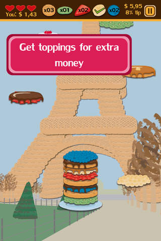 Waffle Eiffel Tower Free Game screenshot 3