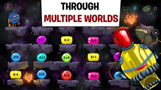 【免費教育App】Monster Math - Free Fun Math Game - Learning Addition, Subtraction, Multiplication and Division-APP點子