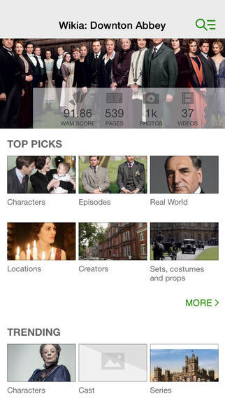 【免費書籍App】Wikia: Downton Abbey Fan App-APP點子