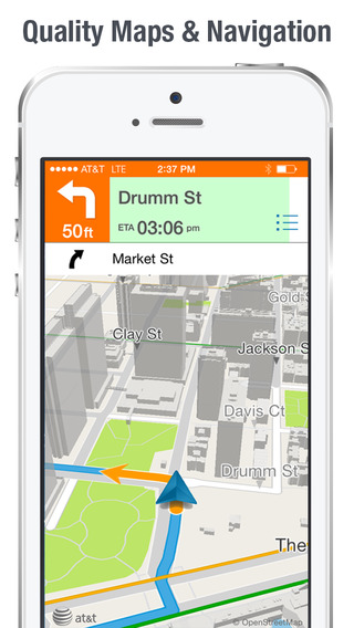 【免費交通運輸App】AT&T Navigator: GPS Maps, Navigation & Traffic-APP點子