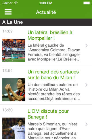 Transferts - Mercato Football screenshot 2