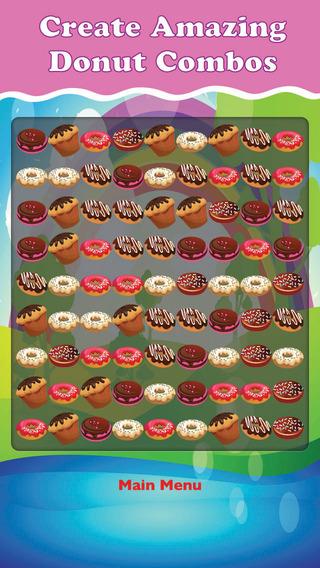 【免費遊戲App】Donut Jam - Yummy and Delicious Chocolate Treat Taste Puzzler-APP點子