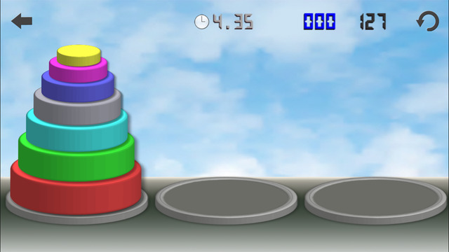 【免費遊戲App】Tower Of Hanoi.-APP點子