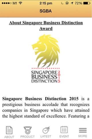 SINGAPORE BUSINESS ACCREDITATION (SGBA) screenshot 2
