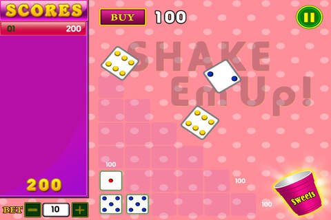 Cookie & Cupcake Mania Farkle Dice Casino Fun Games Pro screenshot 2