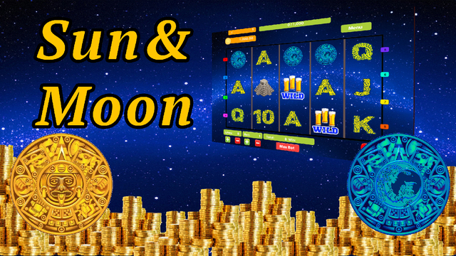 Maya Sun and Moon Fruit Poker Machine Slot in Lucky Jackpot Casino