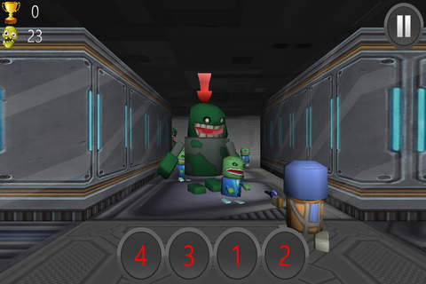 Space Zombie Massacre 3D: Invaders screenshot 2