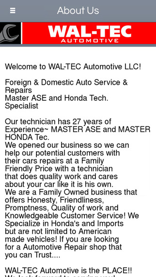 【免費商業App】Wal-Tec Automotive LLC-APP點子