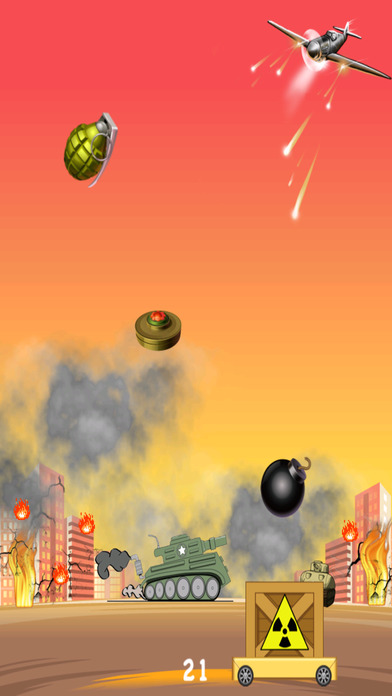 Bomb Fury Invasion - Fast Falling Panic Attack Free Screenshot on iOS