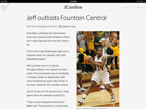 Journal & Courier for iPad screenshot 2
