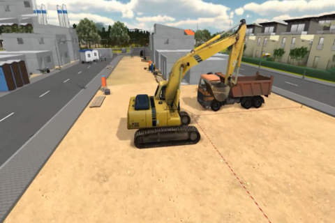 Machine Sim 2016 (Construction Excavator Digger Driver) screenshot 2