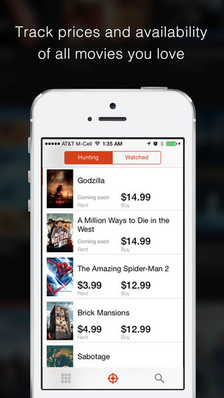 【免費娛樂App】KinoHunt - Movie price tracker / watchlist for iTunes and Amazon-APP點子