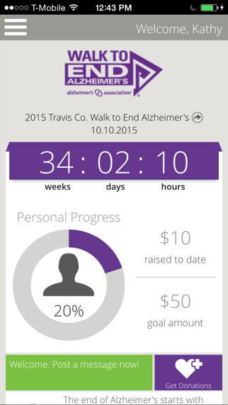 【免費健康App】Walk to End Alzheimer’s-APP點子