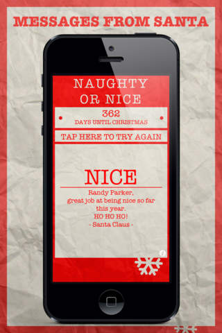 Santa's Naughty or Nice List ◌ screenshot 3