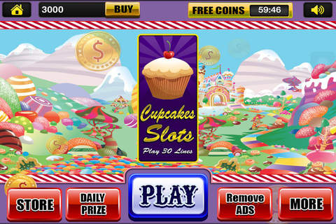 Lucky Cupcakes Slot Machines Pro Play Vegas Casino Slots Tournament screenshot 3