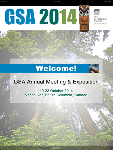 Screenshot of The GSA 2014 Annual Meeting