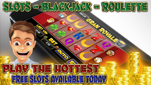 A Aron Casino Gran Royale Slots - Blackjack 21 - Roulette