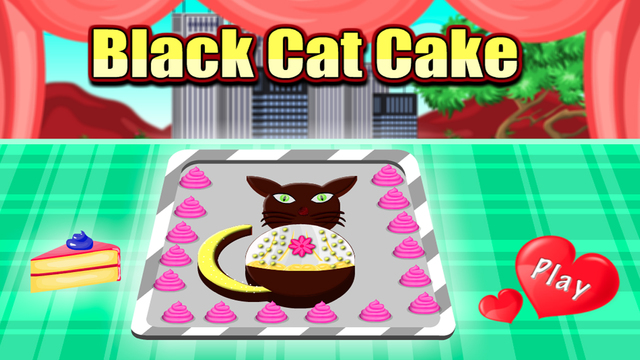 【免費遊戲App】Cooking Game Black Cat Cake-APP點子