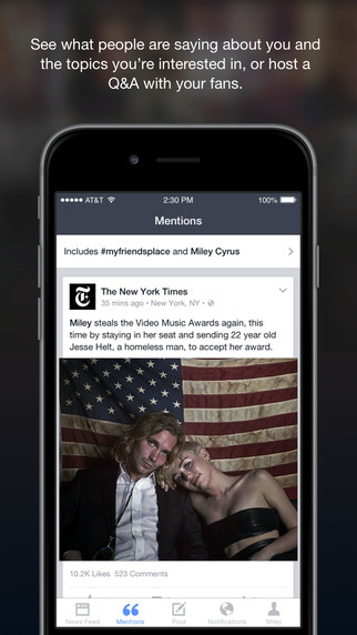 【免費社交App】Facebook Mentions-APP點子