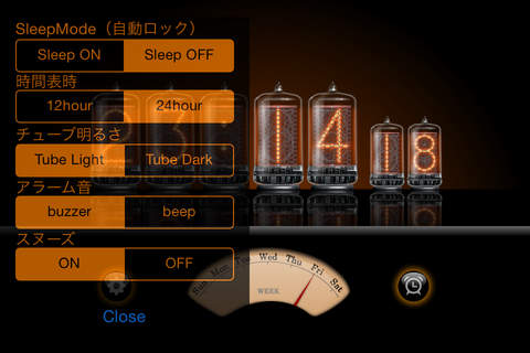 Alarm&Clock NixieTube screenshot 2