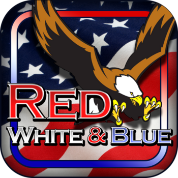 Red White Blue Slot Machine LOGO-APP點子