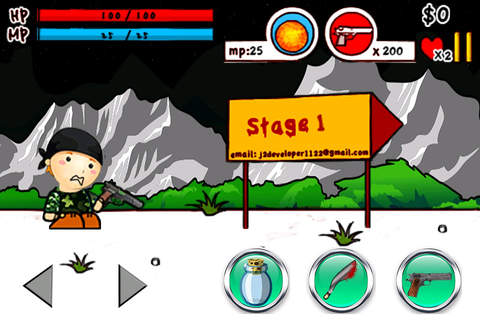 Little Commando Ranger Park Adventure Pro screenshot 2