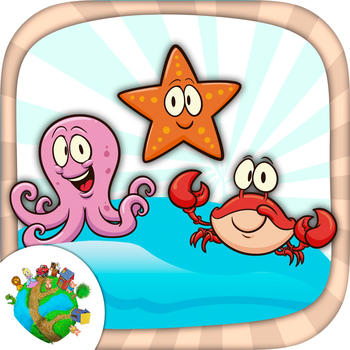 Color aquatic and sea animals - coloring books LOGO-APP點子