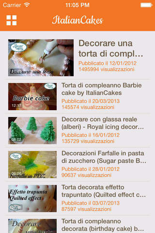 Cake design video tutorials and Italian pastry making screenshot 2