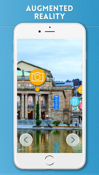 【免費旅遊App】Stuttgart Travel Guide with Offline City Street Maps-APP點子